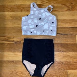 Kortni Jeane Mini Ruffle Bottoms/Racer Back Top